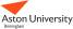 logo of Aston University