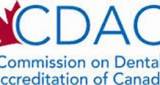 logo of Commission on Dental Accreditation of Canada (CDAC).