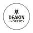 logo of Deakin University