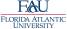 logo of Florida Atlantic University - Navitas